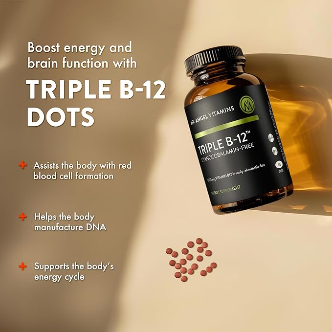 Mt. Angel Vitamins - Triple B-12 Dots 60 unidades miniatura 5