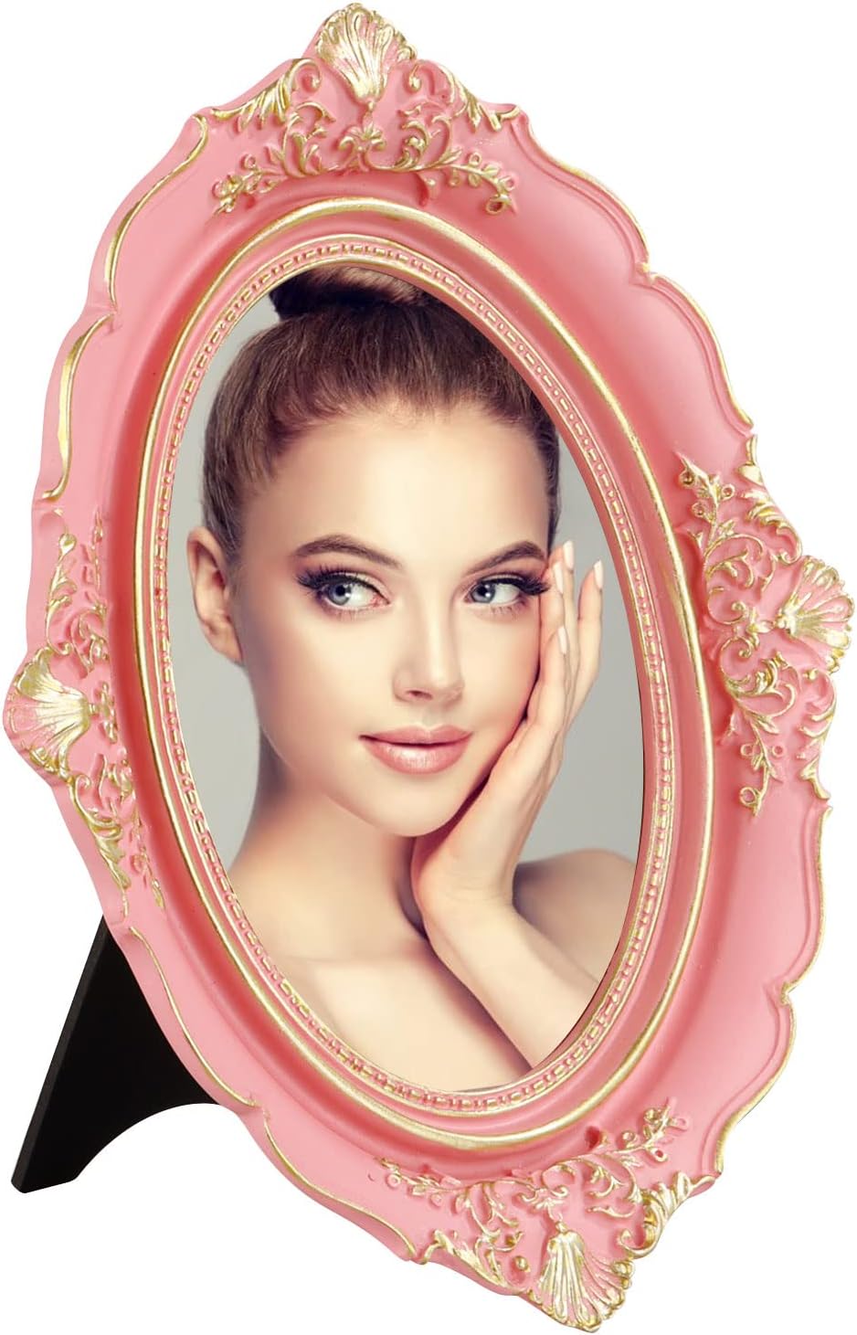 EATHEATY Vintage Picture Frames 4x6 Oval Picture Frame