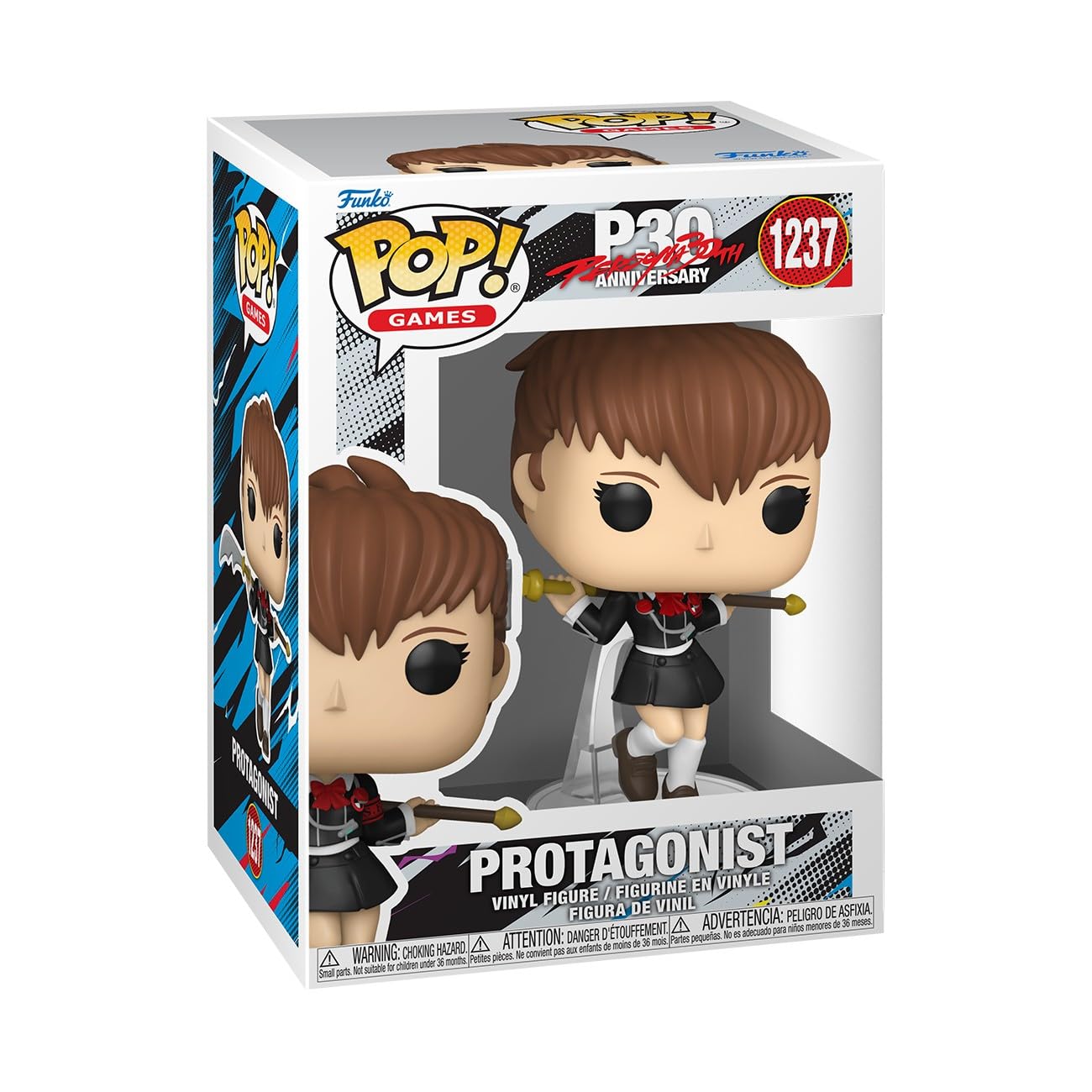 Funko POP! Games: Persona - 30th Anniversary - Female Protagonist - Collectable Vinyl Figure - Gift Idea - Official Merchandise - Toys For Kids & Adults - Model Figure for Collectors and Display