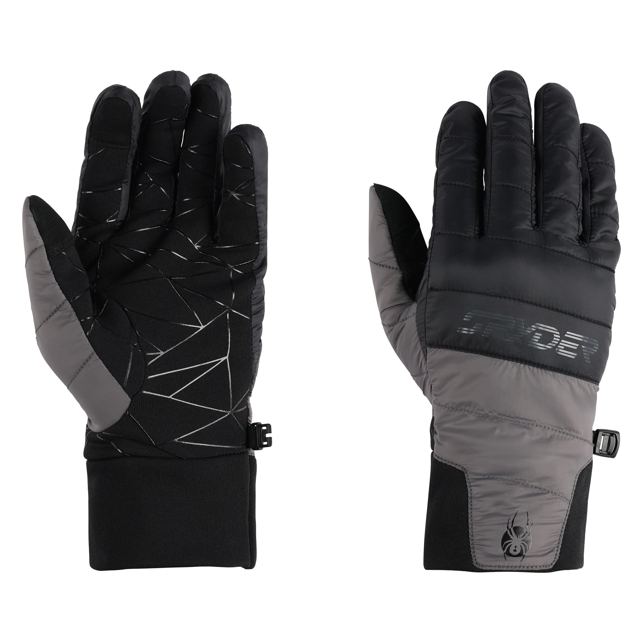 小物 Spyder Gloves Black M Spyder Venom Gloves, Męskie