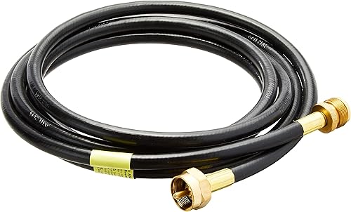 Mr. Heater F273711 - Conjunto de manguera de propano de 11.5ft, giratorio 1 por 20 rosca de cilindro de tiro macho x giratorio de 1 por 20 rosca de