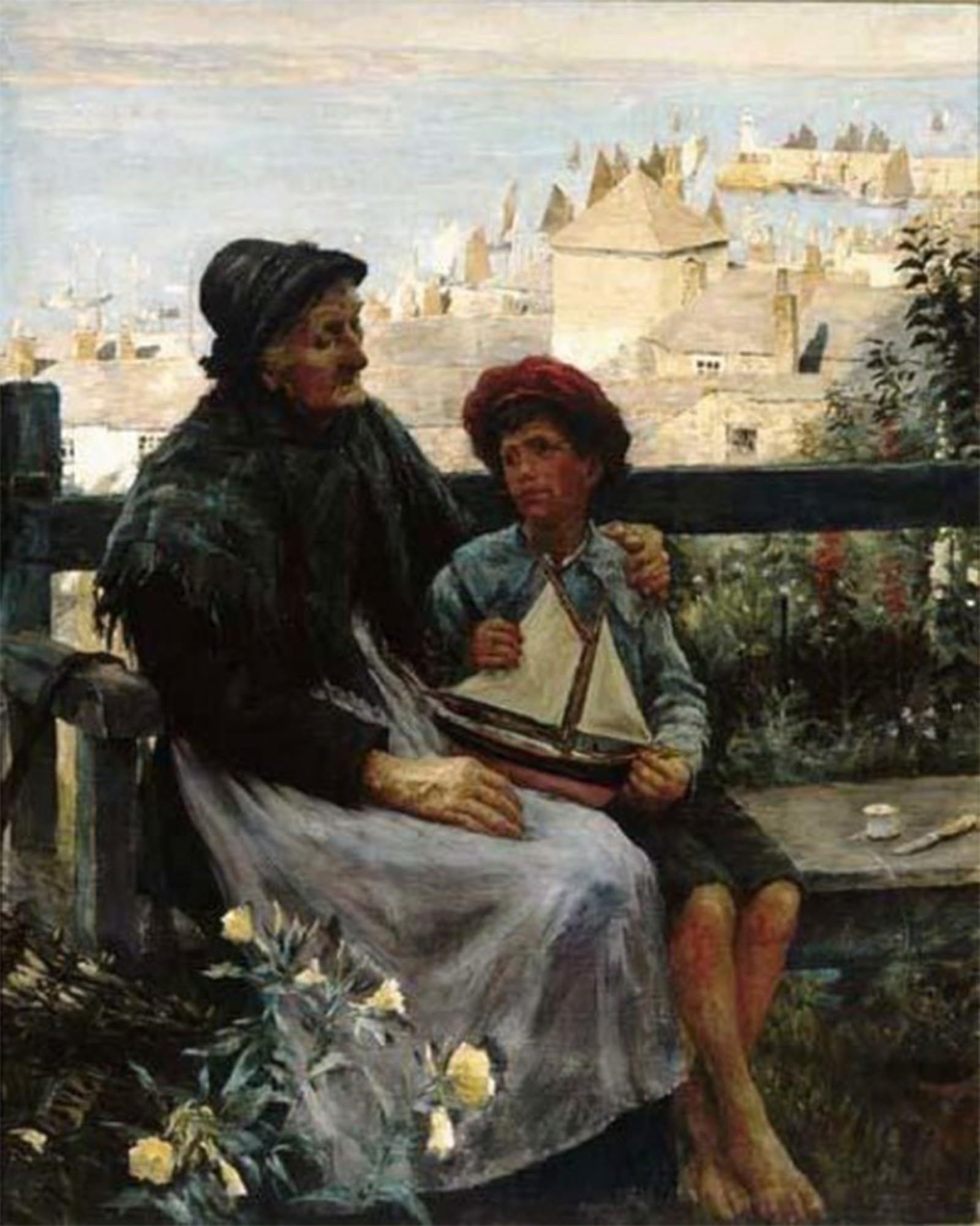 POSTERIIk Famous Animal Posters Vintage Picture Son of the Sea by Stanhope Alexander Forbes Modern Wall Decor for Home Decor 60x90cm