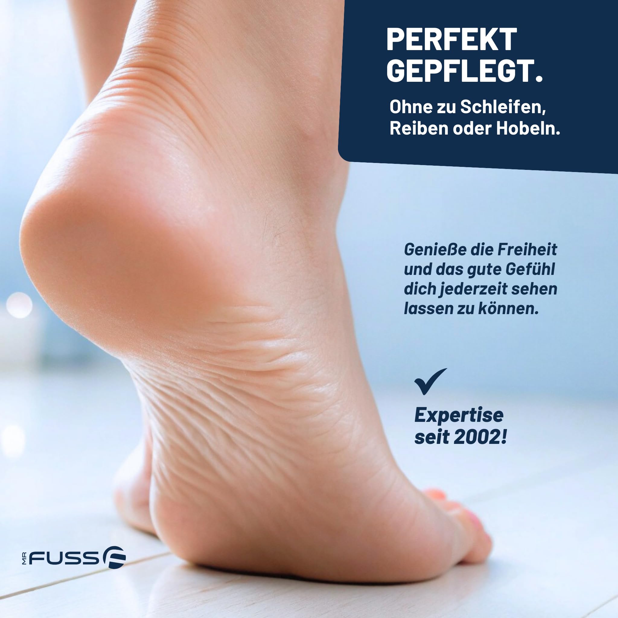 Mr. Fuss® System zapobiegający powstawaniu zrogowaciałego naskórka, środek do usuwania zrogowaciałego naskórka, roztwór nr 1, silnie zmiękczający, 200 ml