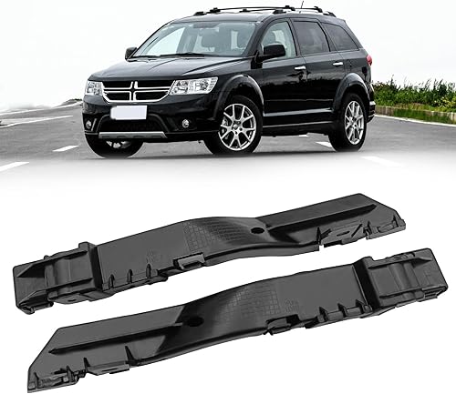 Juego de soportes de parachoques delantero izquierdo derecho compatible con Dodge Journey 2009-2018 Reemplazo para 5178411AD 5178410AD CH1033105