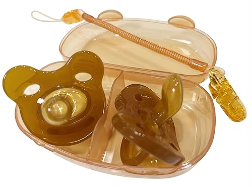 TPydas Chupete, chupete para bebé recién nacido de más de 3 meses, pezones redondos y de ortodoncia, chupete de silicona suave ultraligero, con