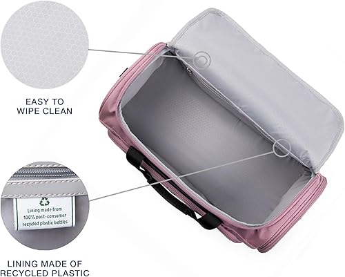 Vista 16 de Travelpro Maxlite 5 - Bolsa de viaje ligera para viajes nocturnos, con compartimento inferior caído, bolsa de viaje Verde pizarra