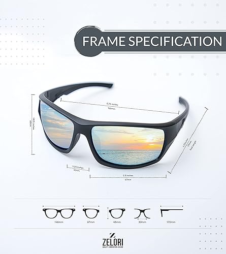 Miniatura 2 de Gafas de sol de pesca flotantes polarizadas con un marco TPX insumergible UV400 diseñado para deportes acuáticos playa kayak