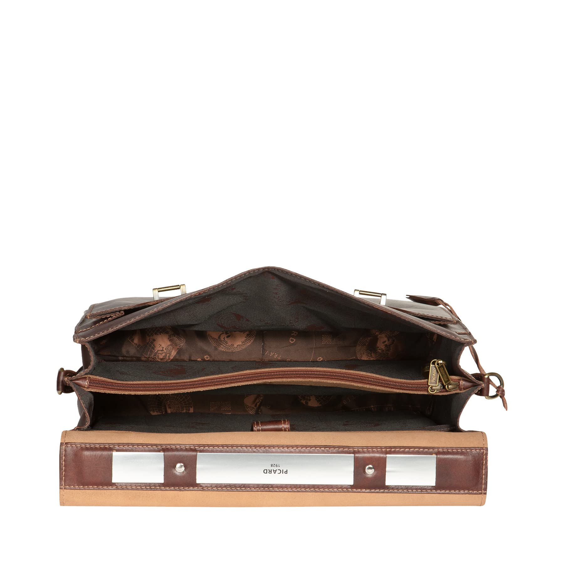 Picard Herren Aktentasche TOSCANA aus Rindsleder OneSize | mit Steckverschluss | Aktentasche | Business