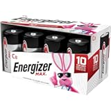 Energizer MAX C Batteries, Premium Alkaline C Cell Batteries (8 Battery Count)