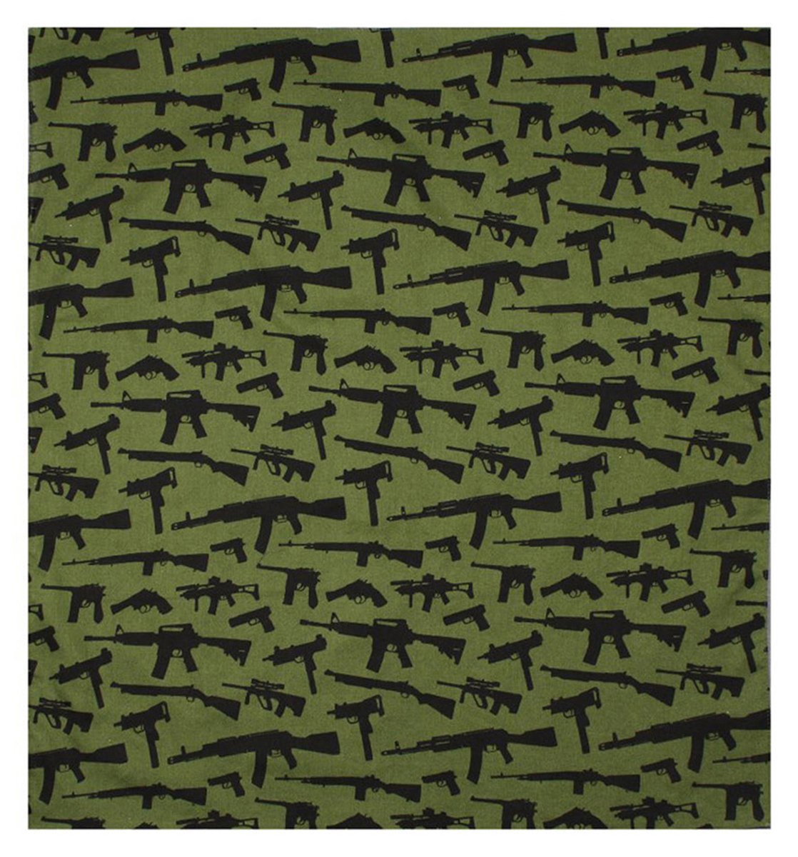 Rothco Bandana - Gun Pattern - Olive Drab