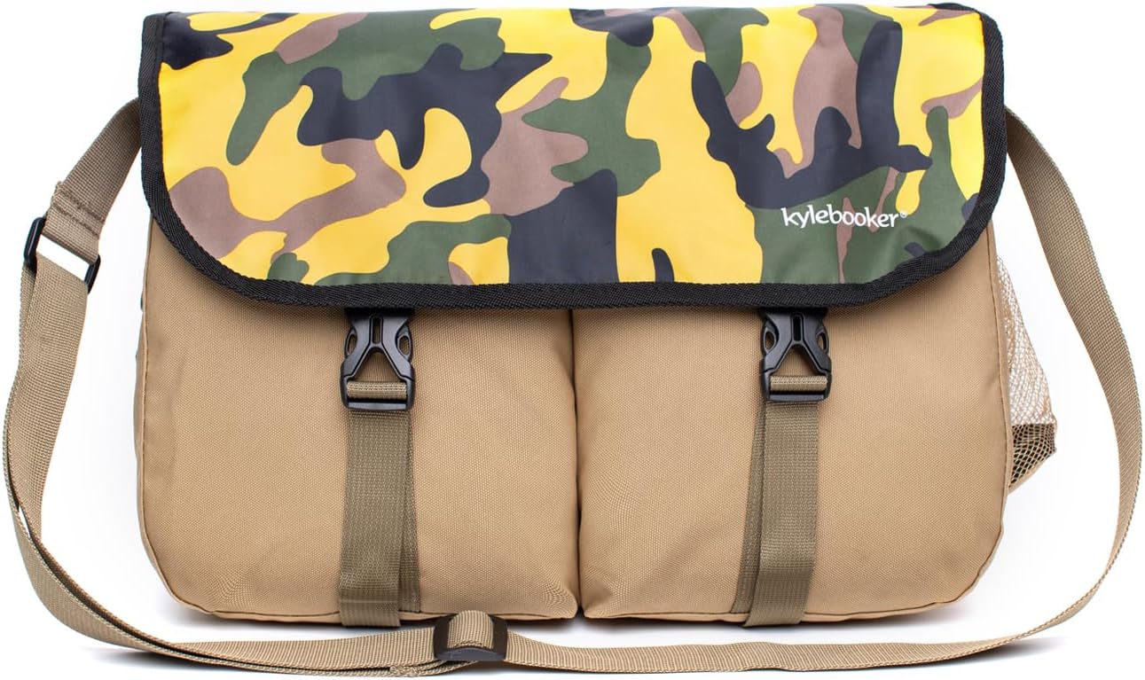 Kylebooker Trout Fishing Bag Fly Fishing Crossbody Shoulder Tackle Bag