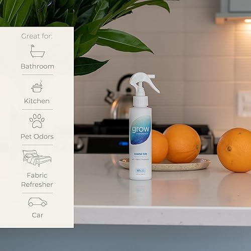 Miniatura 4 de Grow Fragrance - Aerosol ambientador certificado no tóxico, 100% a base de plantas y tela a base de plantas. Fabricado con todos los aceites
