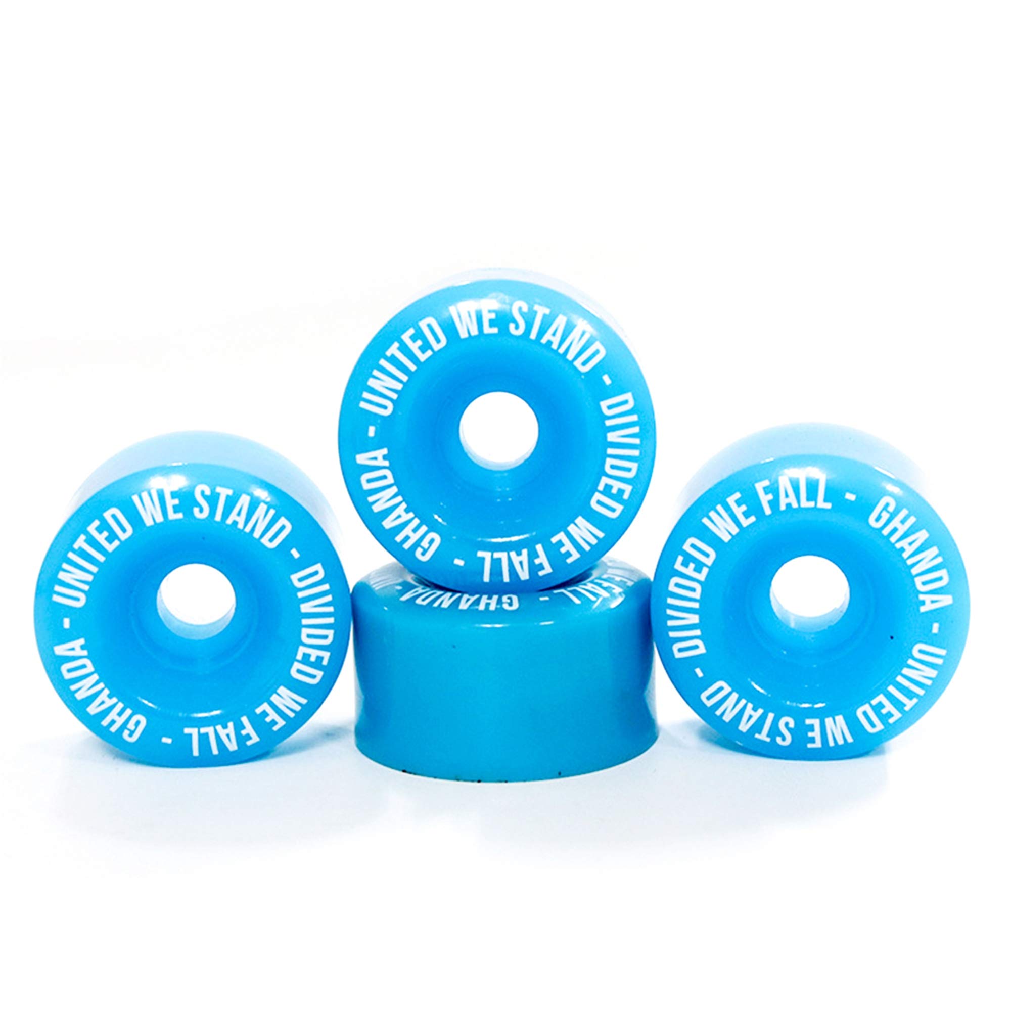 TGHY 58 x 32 mm deskorolka zapasowe koła 78 A podwójne kopanie deskorolka koła zjazdowe (opakowanie 4 szt.), niebieski