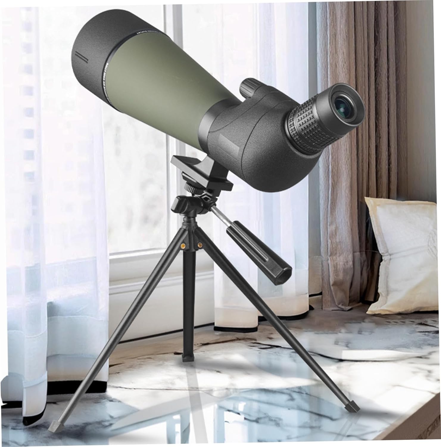 Spotting Scope 25-75x80 BAK4 High Definition Clear Spotter Scope with Tripod & Storage Bag & Phone Holder Waterproof for Bird Watching Wildlife Scenery Decor...