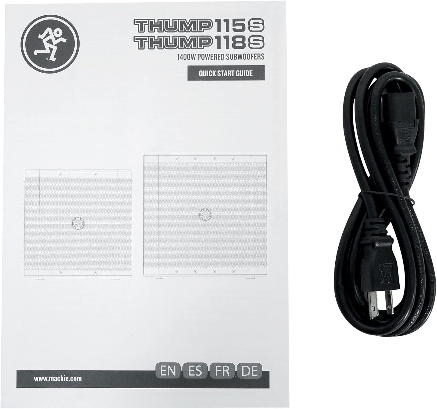 Audiosavings Bundle: (1) Mackie Thump118S 18" 1400 Watt Powered DJ PA Subwoofer Sub Thump 118S Bundle with (1) Mackie THUMP118S Protective Dust Cover/Travel Sleeve for Thump 118S (2 Items)