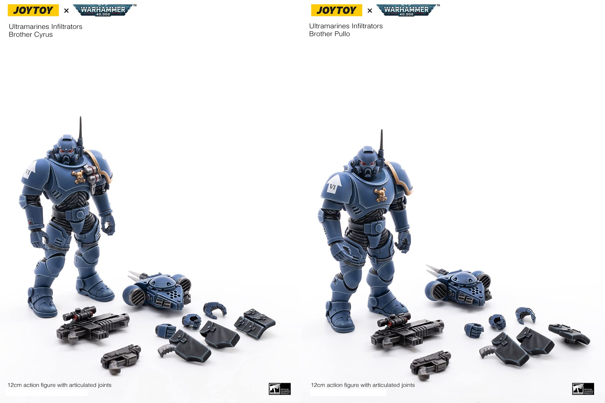 JOYTOY WARHAMMER ウルトラマリーン　4点セット Amazon.co.jp: JOYTOY 1/18 アクションフィギュア ウォーハンマー 40K