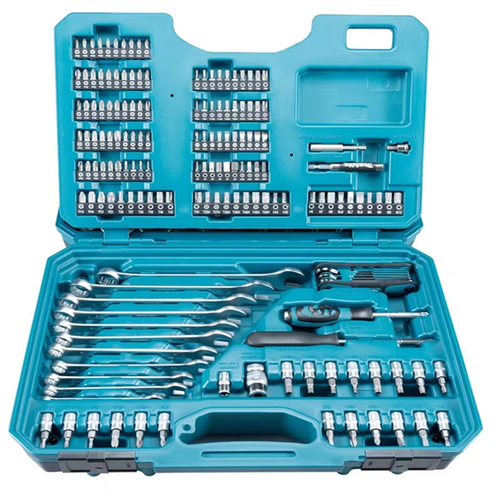 Set utensili professionali Set Attrezzi Da 221 Pezzi Chiavi Punte E Prese Per Progetti Fai Da Te Riparazioni Auto E Kit Di Attrezzi Per Uso Domestico Con Utensili Manuali