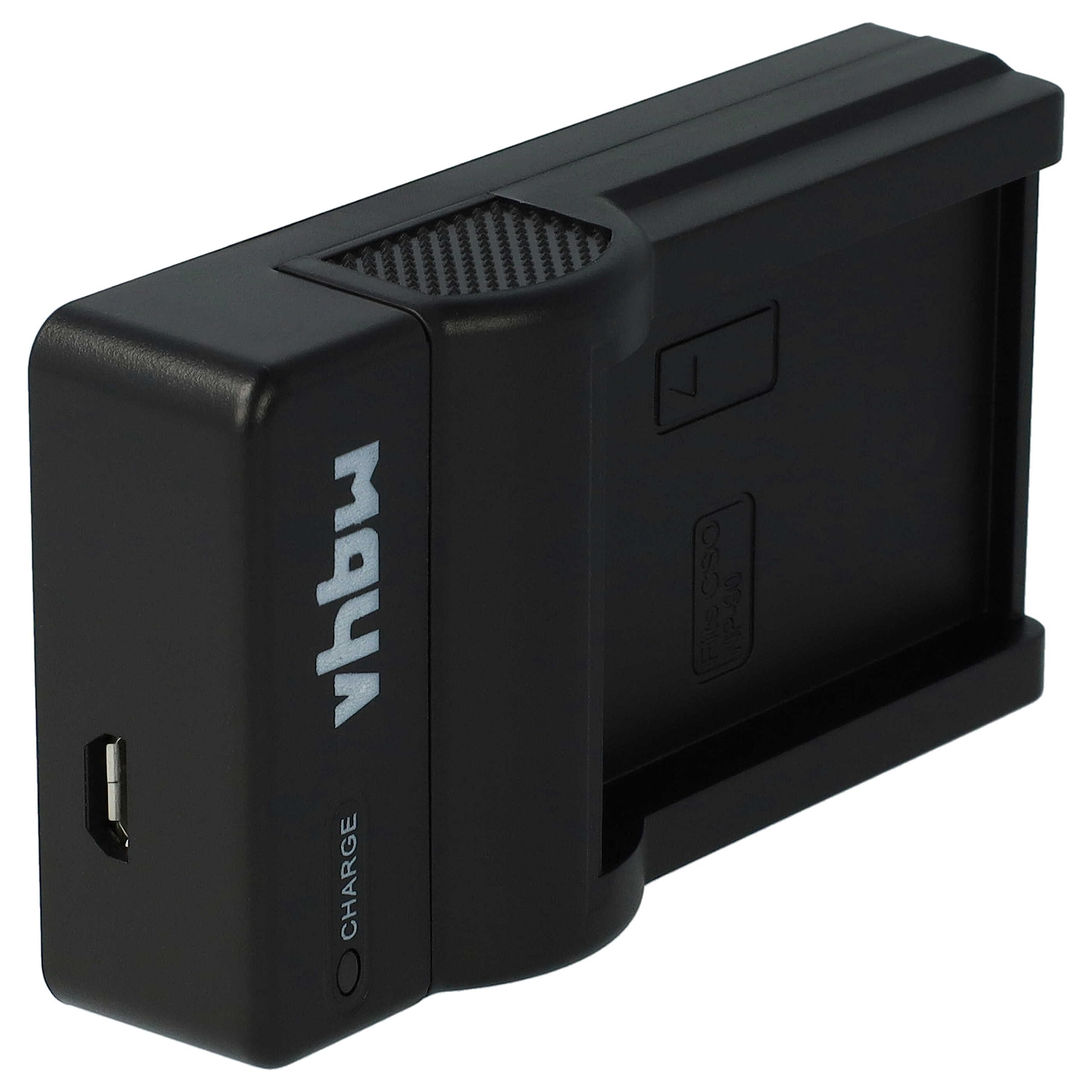 vhbw caricabatterie USB compatibile con Casio Exilim EX-H15 HI-Zoom batterie di videocamera, reflex - Stazione di ricarica