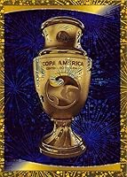 Vista 1 de 2016 Panini Copa America Centenario Soccer Sticker #452 Copa America Trophy 2 Inch wide X 3 inch tall album sticker