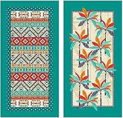 Kit 2 Toalhas Praia Maragogi Banho Piscina Aveludada Lepper