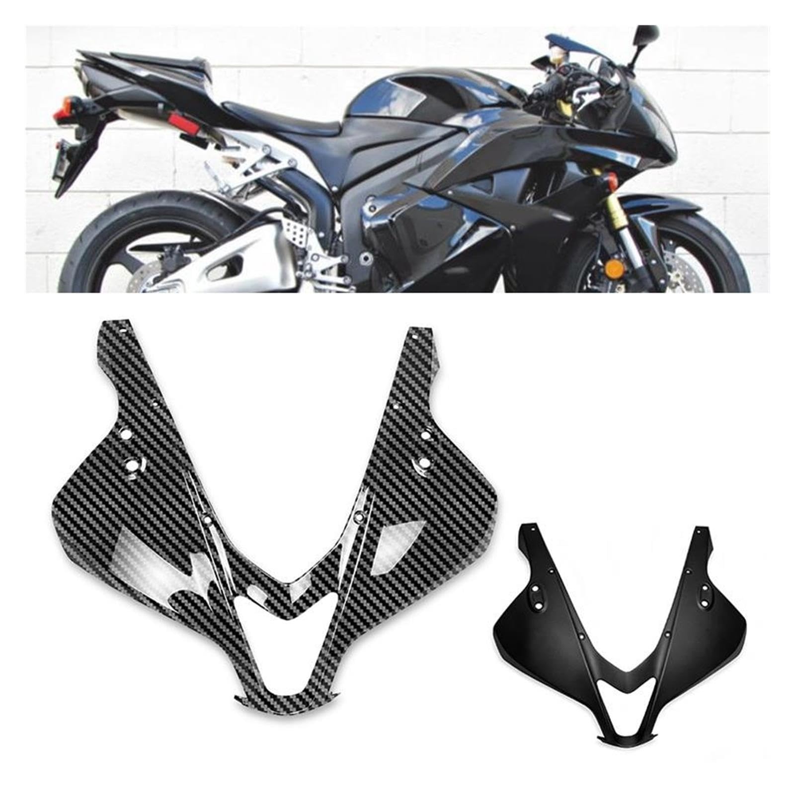 Motorrad Nasenkegel Für HONDA CBR600RR 2007–2012 vordere Nasenverkleidung