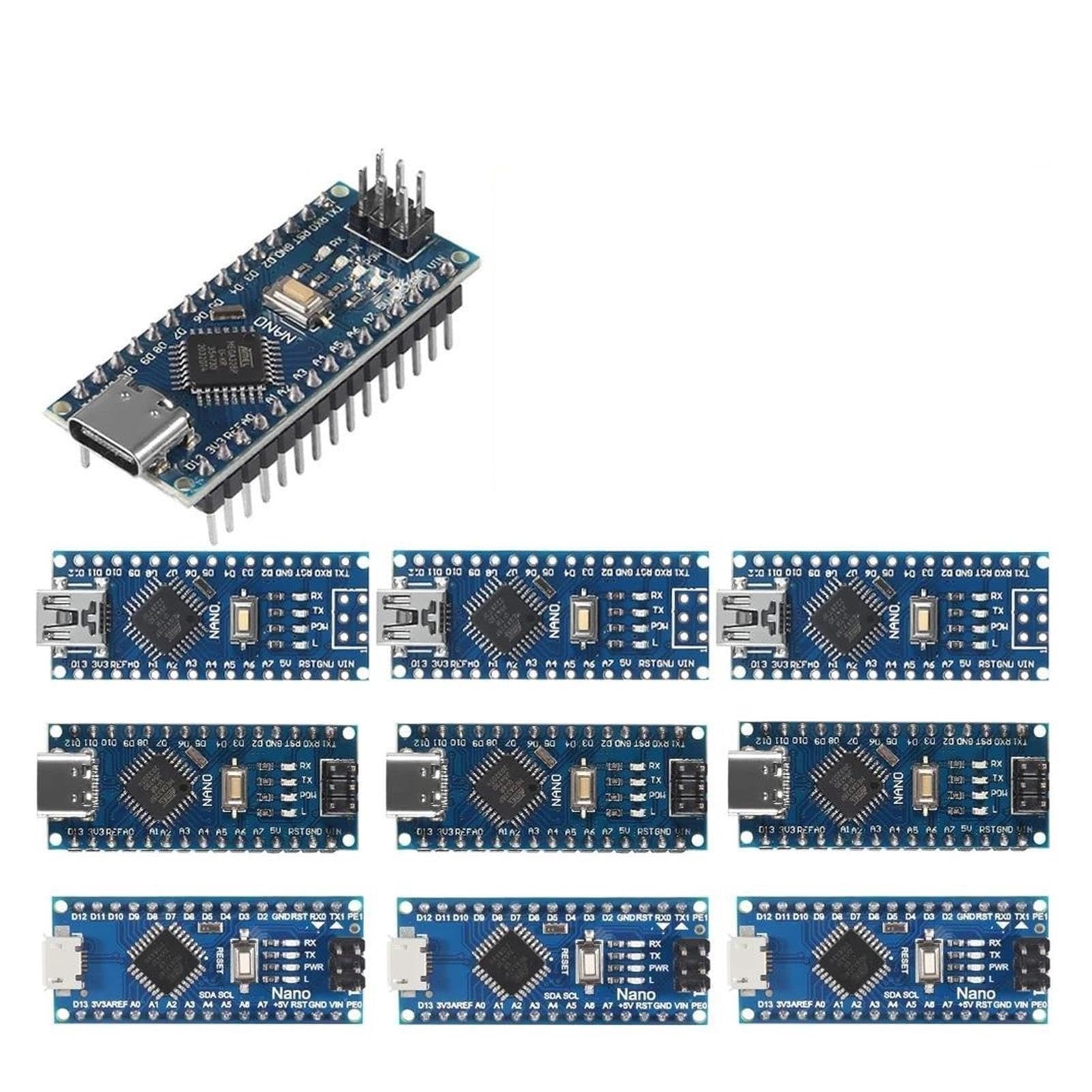 Nano 3.0 Mit dem Bootloader-kompatiblen Controller kompatibel for Arduino