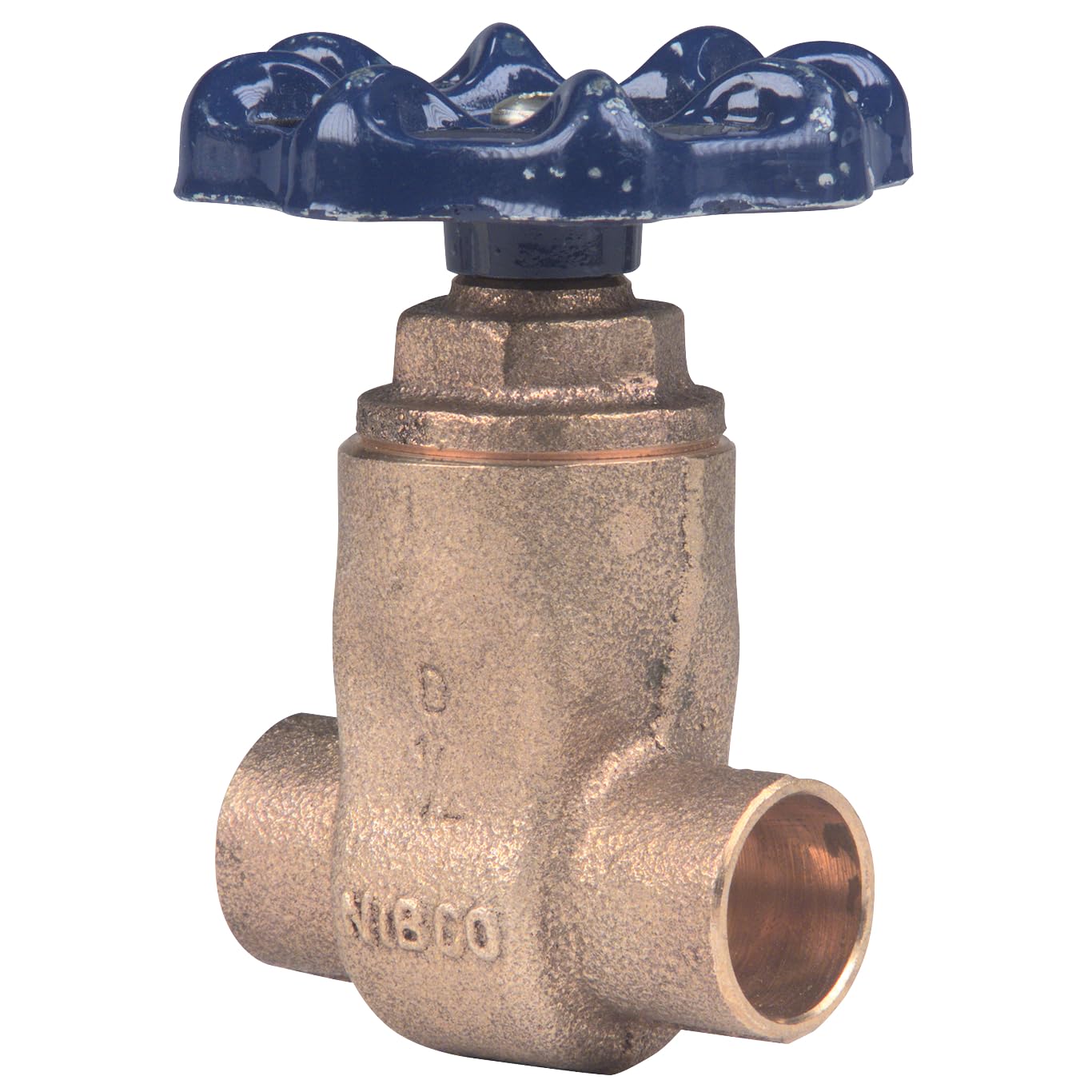 Válvula de compuerta plana S29 1 1/4 de latón para control de fluidos