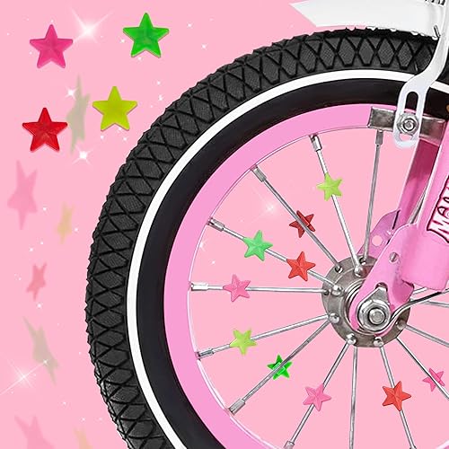 Miniatura 4 de Cesta de bicicleta para niñas, cesta de bicicleta para manillar con pulsera de unicornio, campana, serpentinas, calcomanías, gafas de sol para
