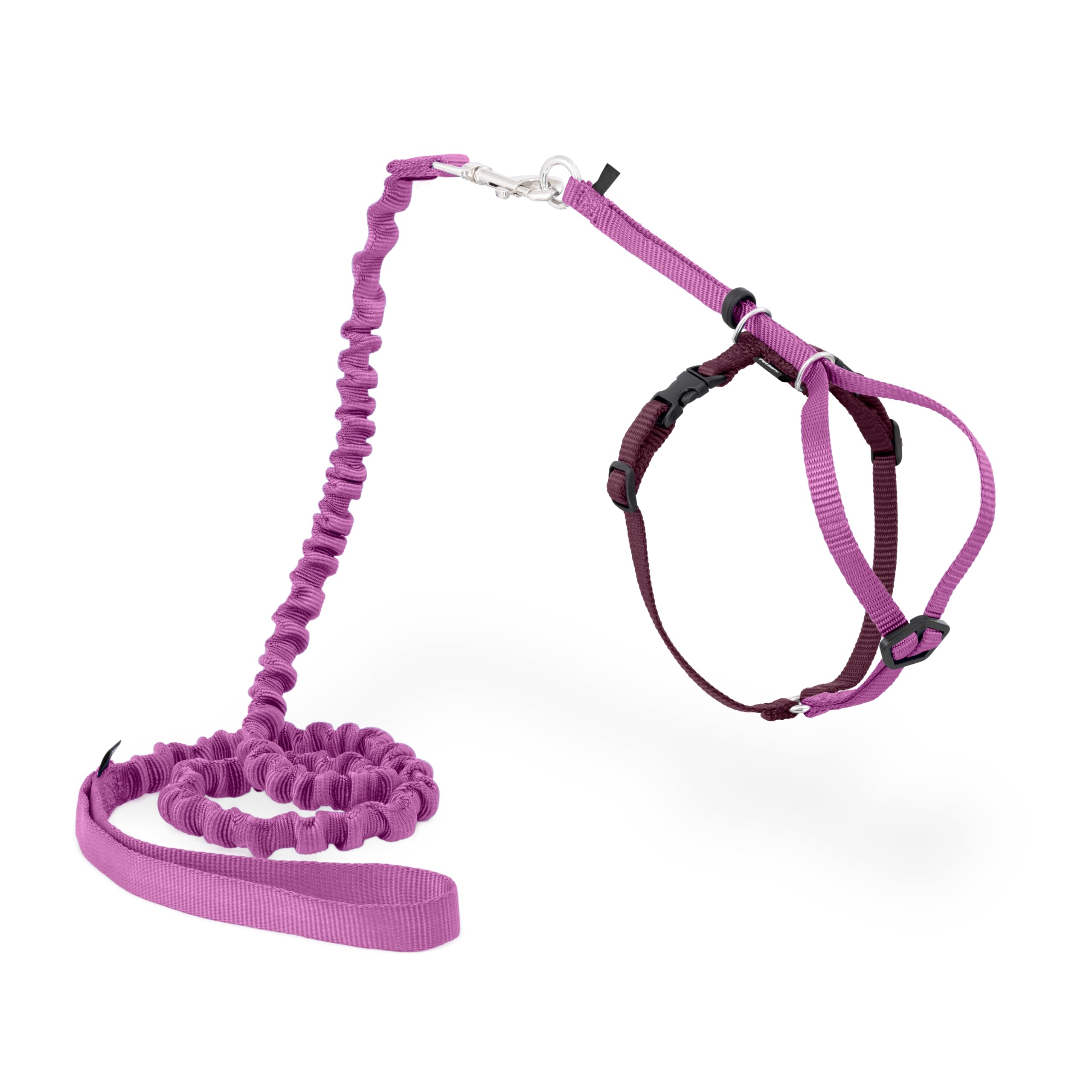PetSafe Come With Me Kitty Harness and Bungee Leash, for Cats, Small, Dusty Rose/Burgundy