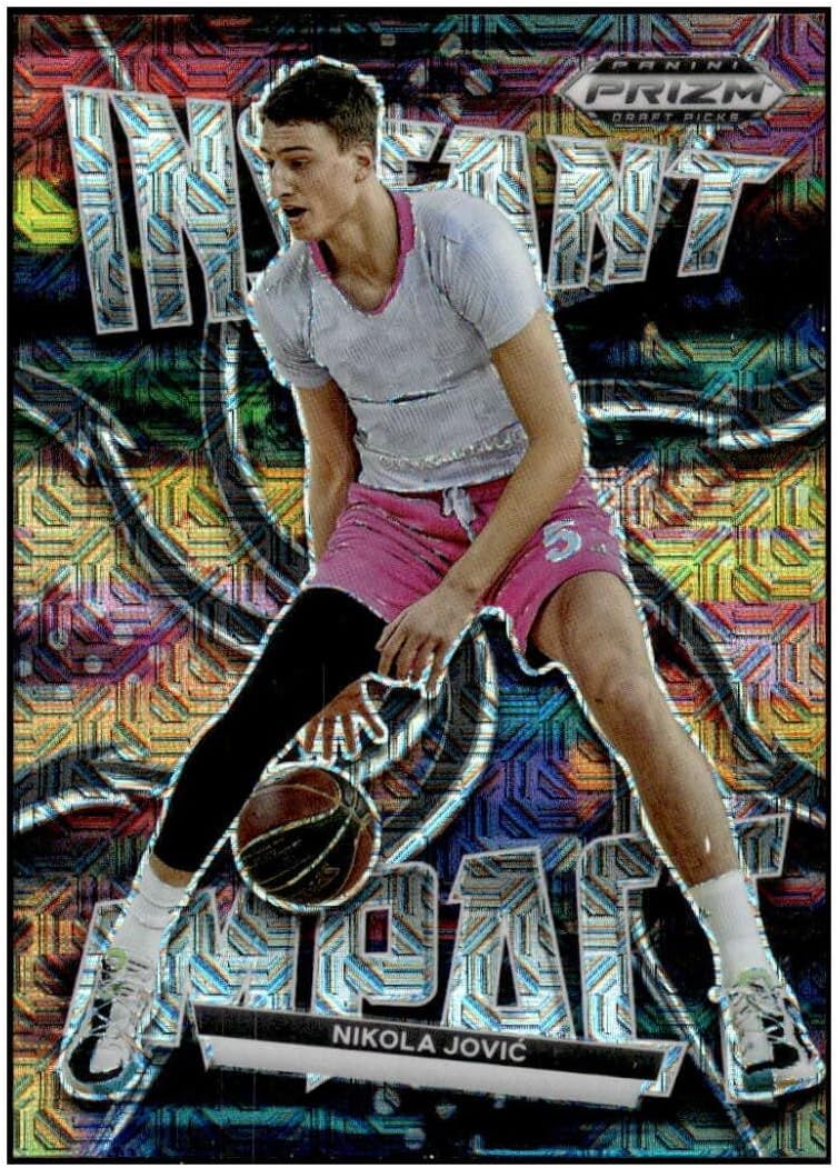 NIKOLA JOVIC RC 2022-23 Panini Prizm Draft /25 Instant Impact Mojo ROOKIE NM+-MT+ NBA Basketball Picks