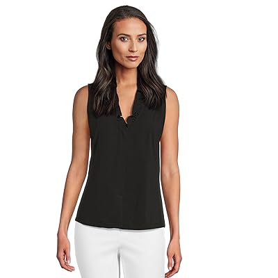 NIC+ZOE Ruffled Around Tank Top Women