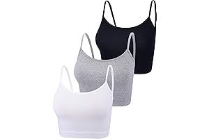 3 Pcs Crop Camisole Top