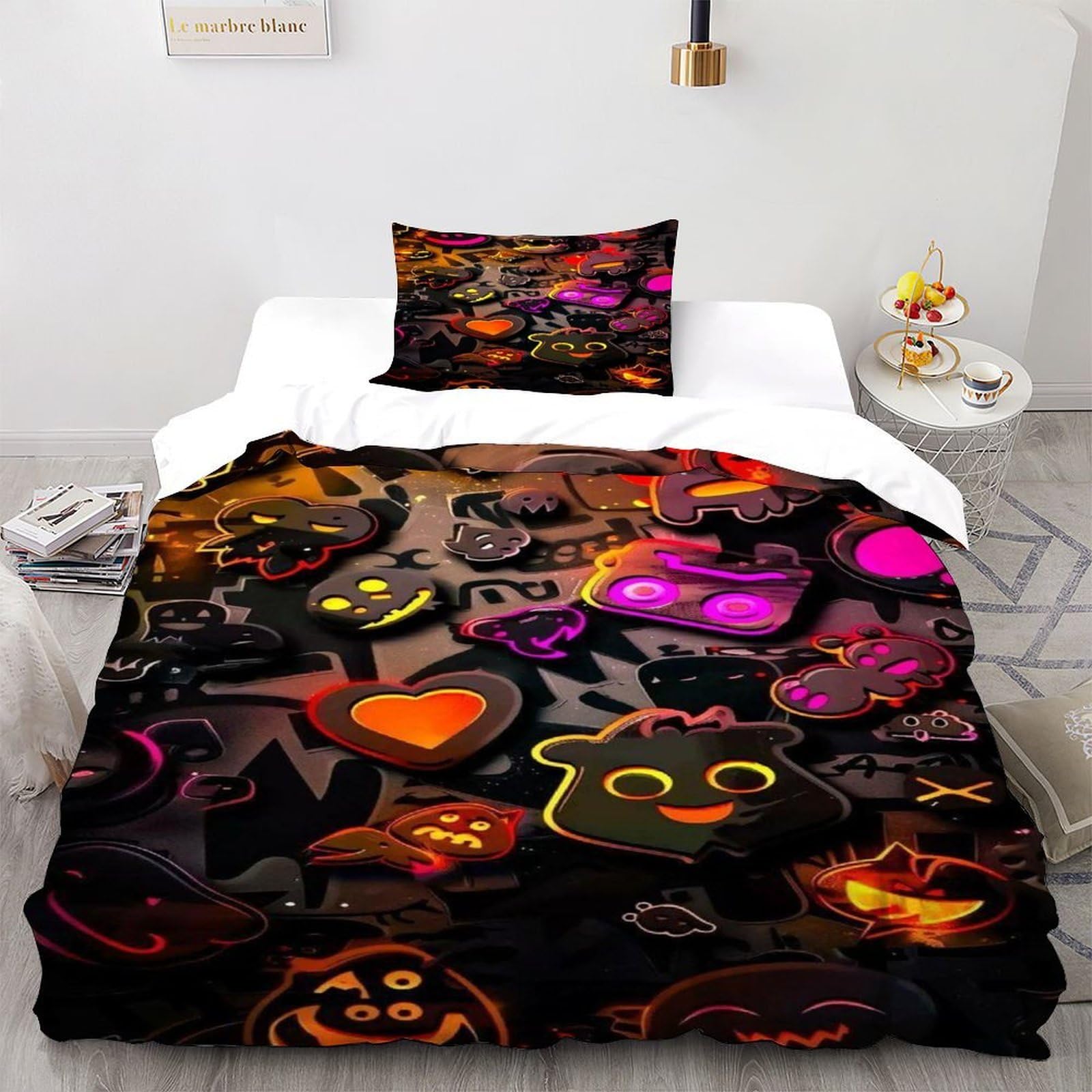 Couvre-lit microfibre fantôme pour éliminer le froid des nuits d'automne