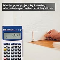 Vista 5 de Calculated Industries 8510 Home ProjectCalc Calculadora de proyectos de fracción de pies y pulgadas Llaves dedicadas para estimar cantidades