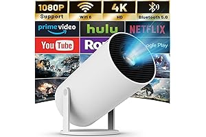2024 US Version Mini Projector for Kids with WiFi and Bluetooth