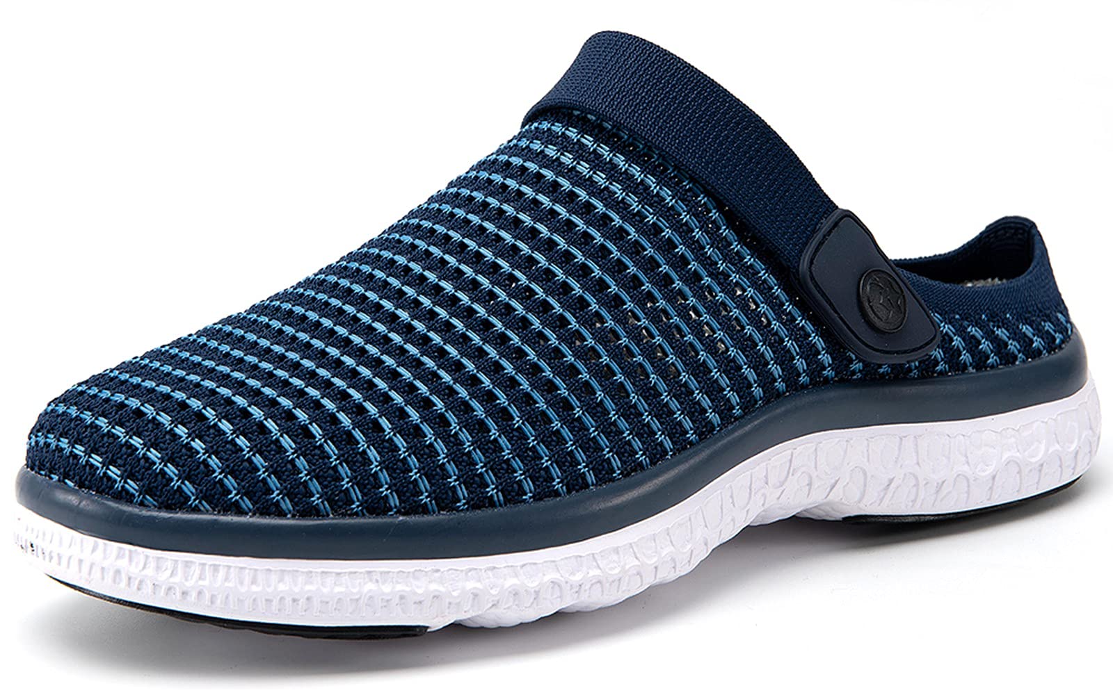 Zoccoli Sabot Uomo Donna Spiaggia Giardino Pantofole Maglia Traspirante Clogs Scarpe da Mare Estate Sandali Antiscivolo Piatto Ciabatte