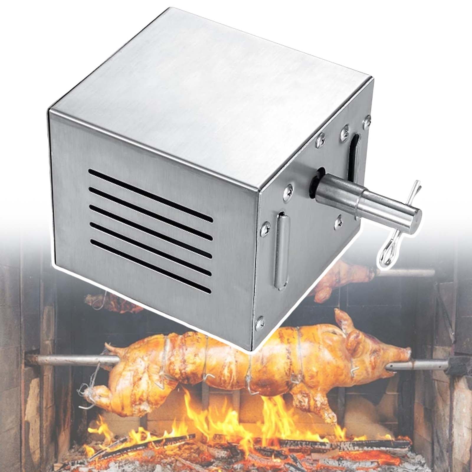Motore Elettrico per Girarrosto per Barbecue, da 25 W A 40 W, da 80 A 160 kg, Motore in Acciaio Inox per Girarrosto per Barbecue, per Arrosti di Capra, Maiale, Pollo,140-160kg