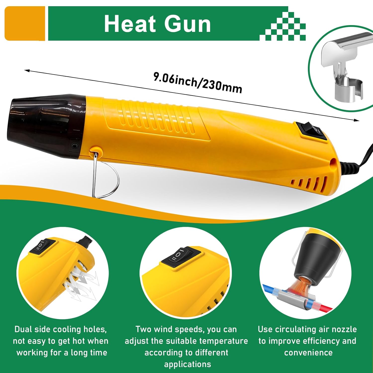 2066PCS Heat Shrink Solder Seal Wire Connectors Kit: Waterproof Solder Stick Butt Connectors, Heat Gun & Wire Stripper, Electrical Wiring Connector Kit for Automotive, Marine & Electrical Projects