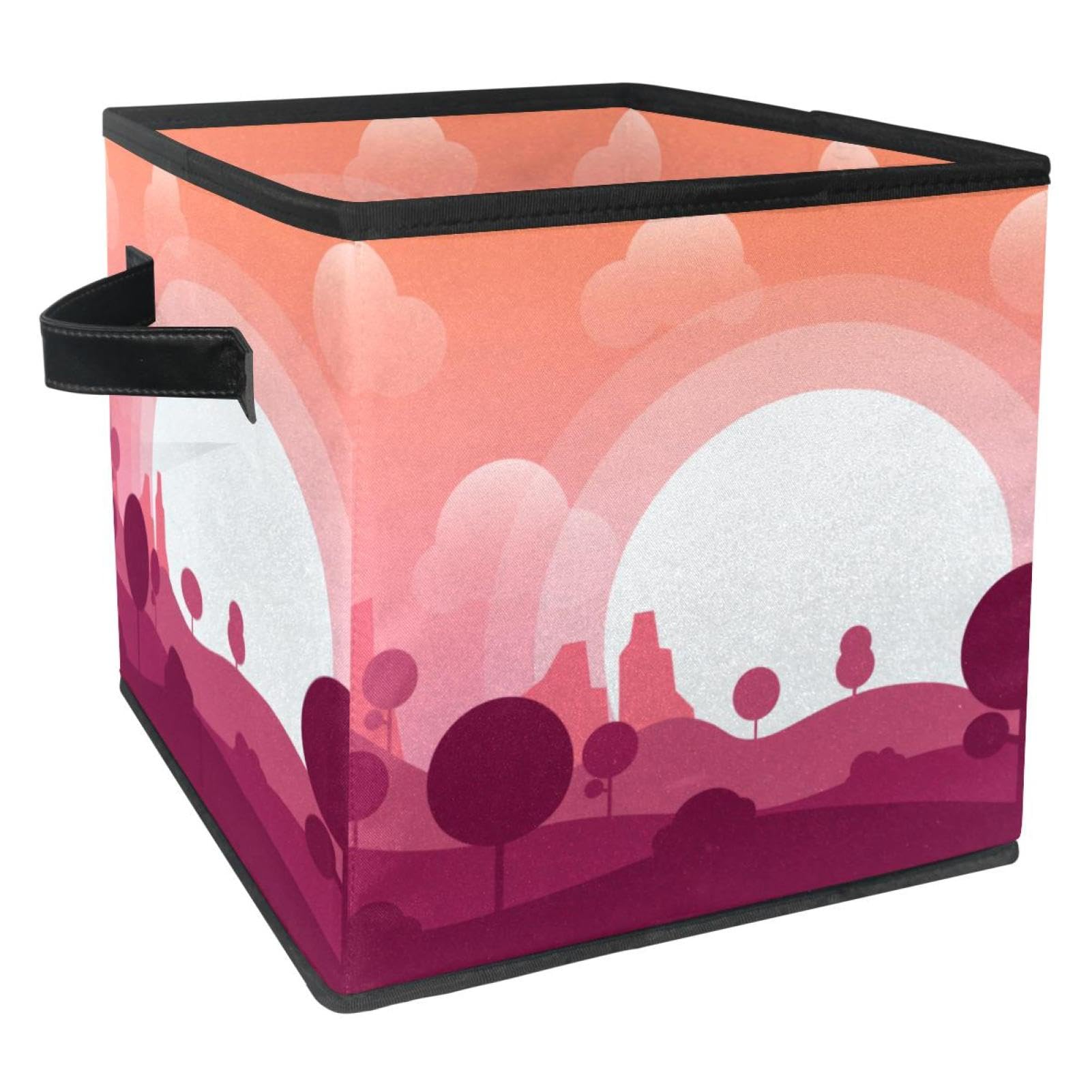 Panier en tissu pliable pour organiser les jouets dans la chambre