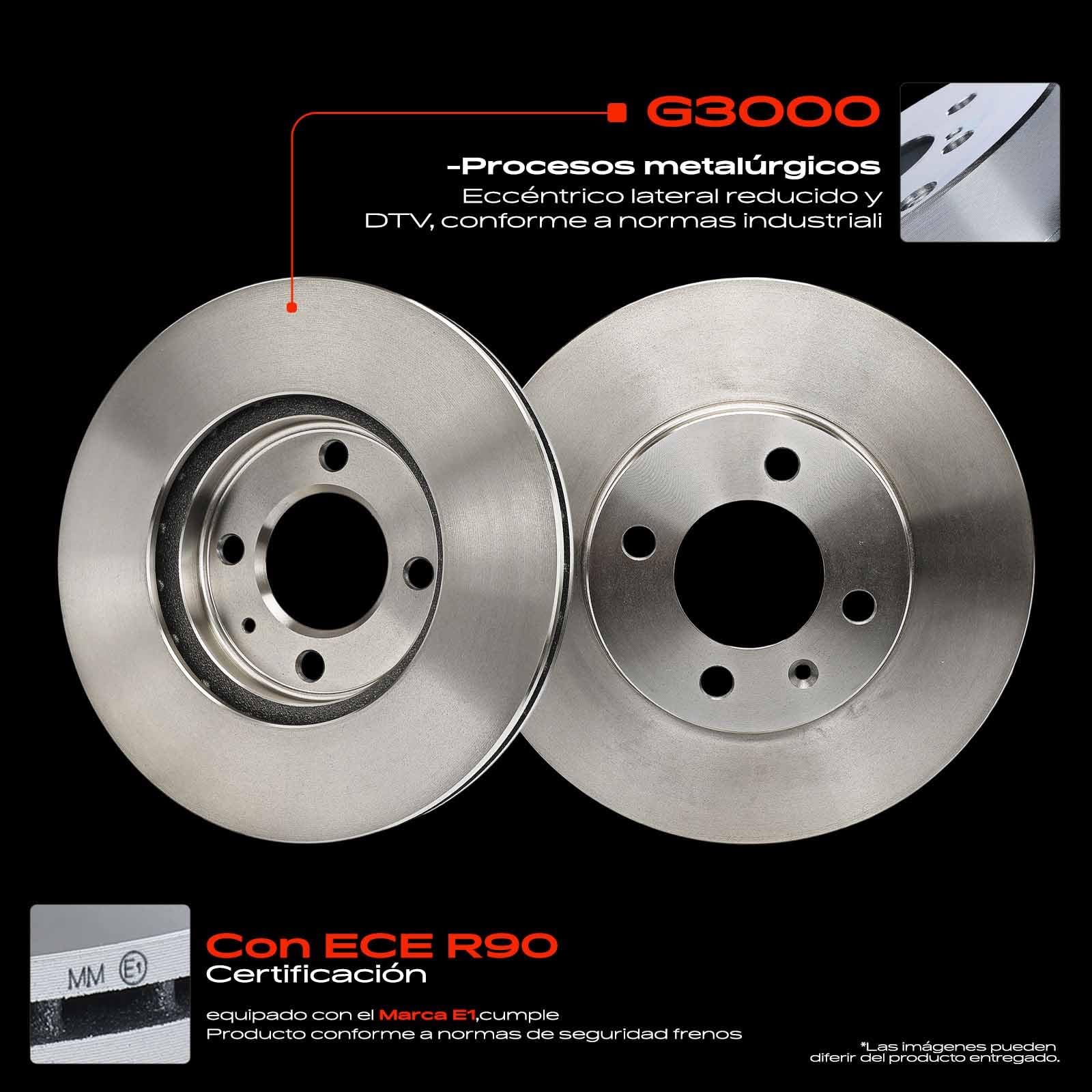 Frankberg 2 discos de freno delanteros ventilados Ø256 mm 6NO615301D