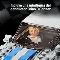 Vista 6 de LEGO Speed Champions 2 Fast 2 Furious Nissan Skyline GT-R (R34) 76917 - kit de construcción de autos de carreras, coleccionable con minifigura