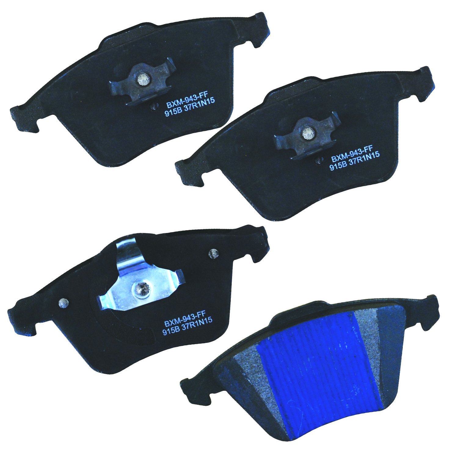 Bendix Premium SBM915B Semi-Metallic Front Brake Pads for Saab 9-3 2010-2008, 9-3X 2011-2010