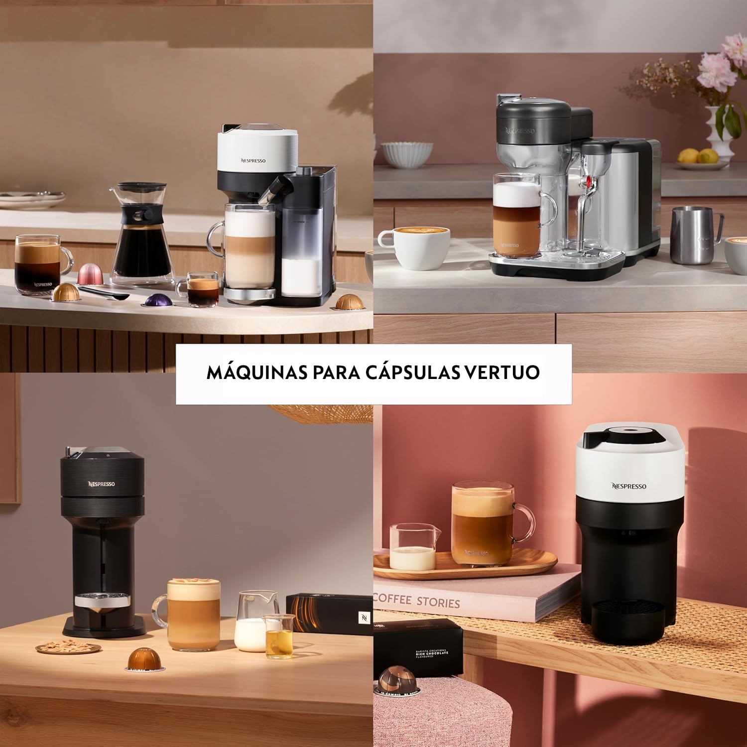 Pack de 50 cápsulas de café Double Espresso Chiaro Nespresso Vertuo
