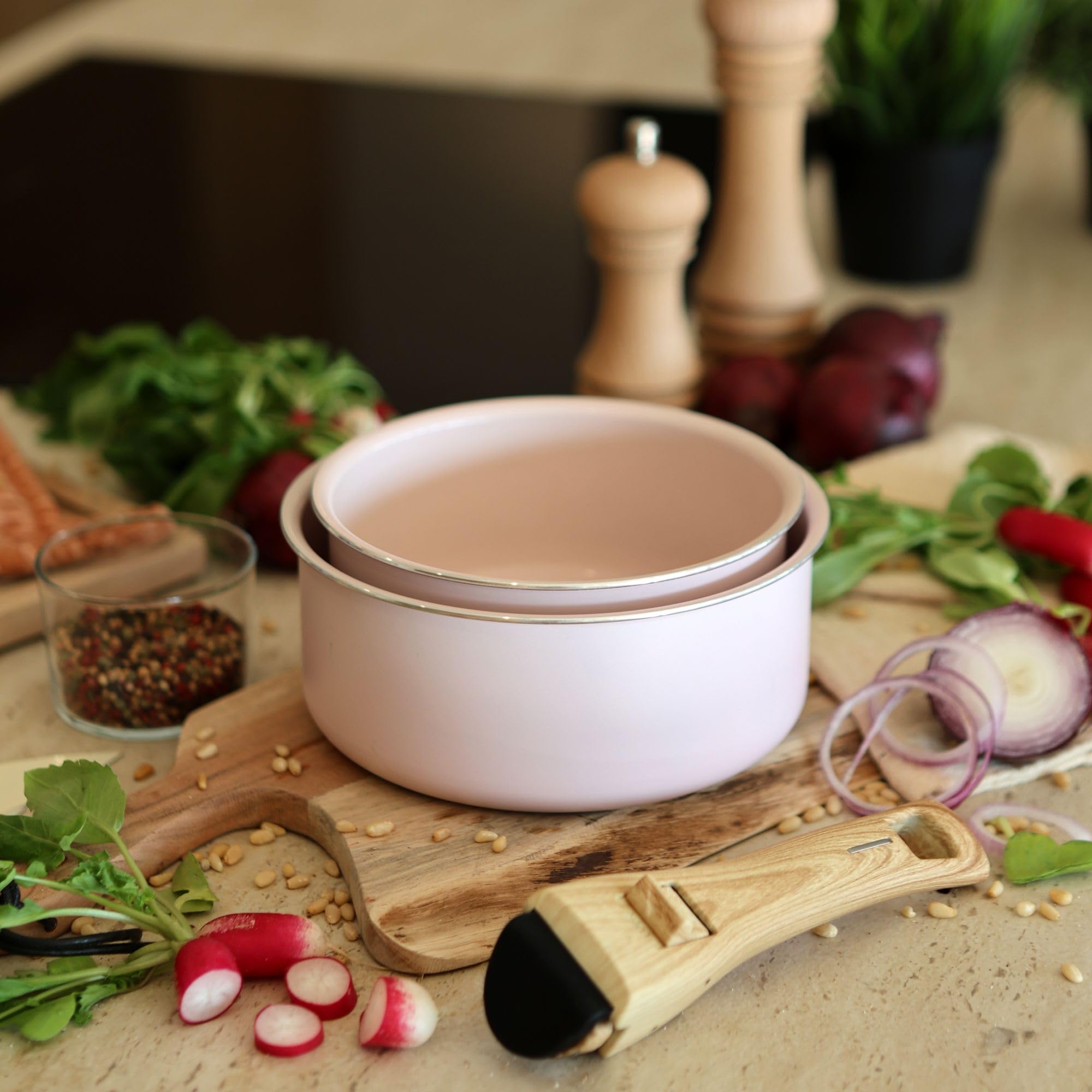 MENASTYL - Kookpan 20cm Colorama magenta - Aluminium