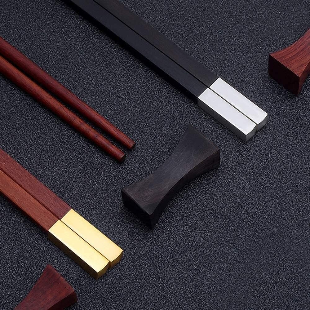 baguettes japonaises cooking chopsticks Baguettes antidérapantes réutilisables, lavables au lave-vaisselle, couverts portables en bois de rose