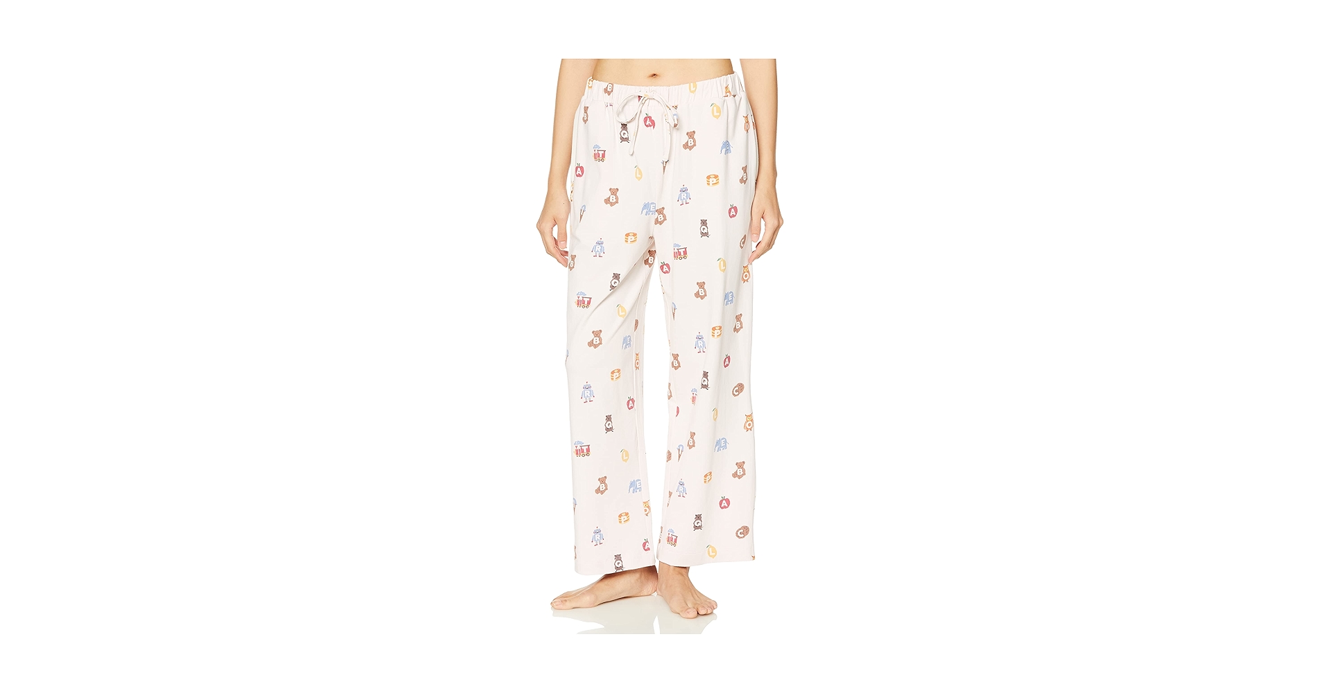 Amazon | [ジェラート ピケ] アルファベット柄ロングパンツ