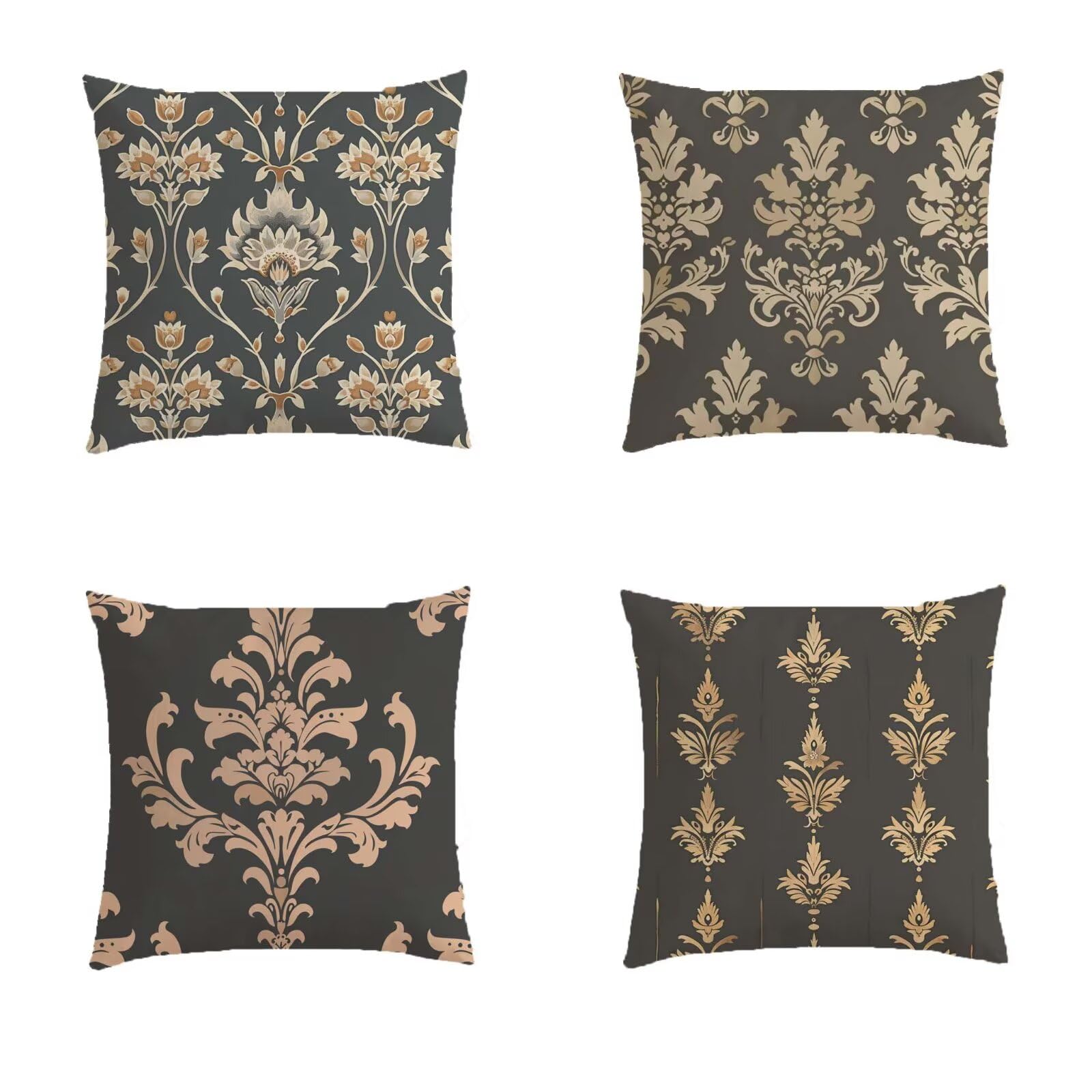 Housse coussin 60x60cm pour salon de jardin extérieur et décoration bohème de canapé de terrasse