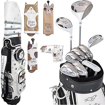 【美品】ゴルフセット アイアンセットパーリーゲイツ キャディバッグ ホワイ Amazon.co.jp: ダリーナキャット レディース クラブ 9本セット