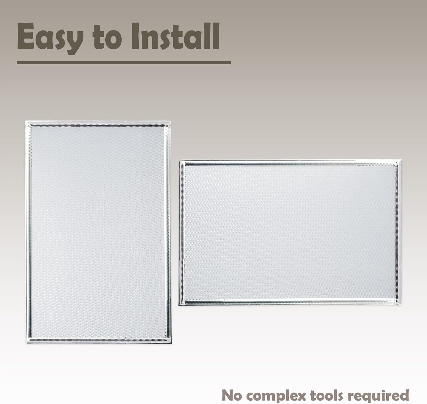 2 Pcs SV18204 HRV Filter Kit Compatible with Broan ERV140TE Purifier, 14.25 x 9.25 x 0.125 inches