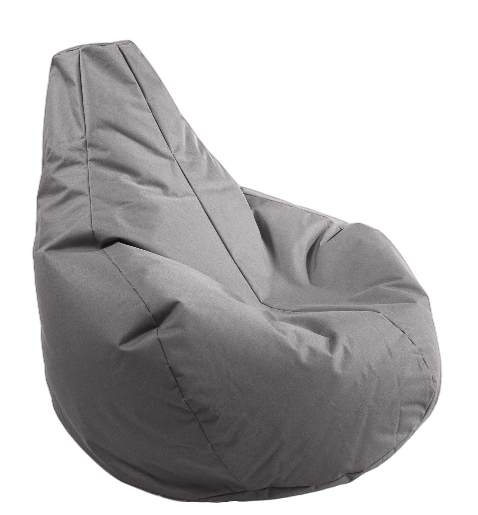 Sillón Gamer para Exteriores e Interiores con Relleno de Perlas de EPS, Puff, Silla de Relax, cojín para Asiento, cojín para el Suelo, Bean Bag de 225L (Gray)